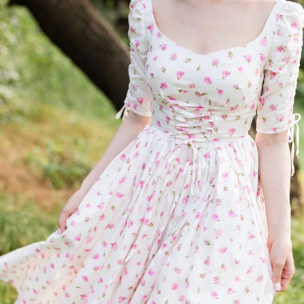 Floral midi dress